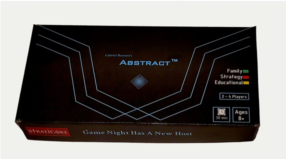 Abstract board game box